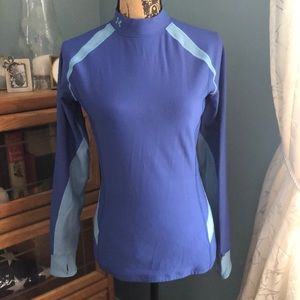 Under Armour blue long sleeve compression shirt. Excellent condition